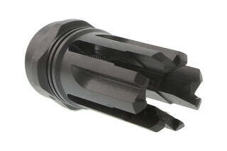 The Strike Industries Venom AR-15 Flash Hider has 1/2x28 threads to attach to any mil-spec ar15 barrel to reduce muzzle flash